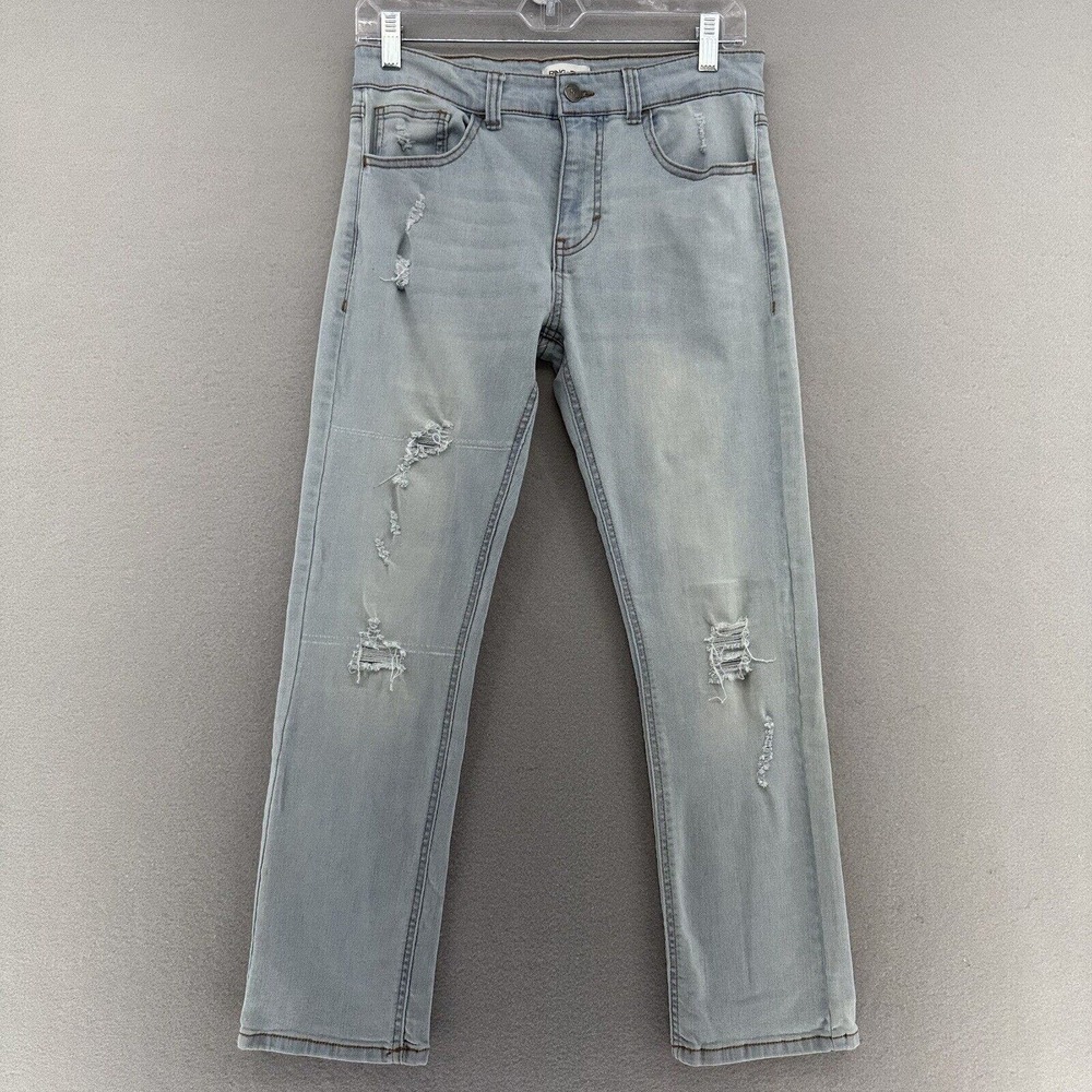 Ring of Fire Sustainable Denim Jeans Boys Slim 16/ Men’s 28X26 Distressed Light​